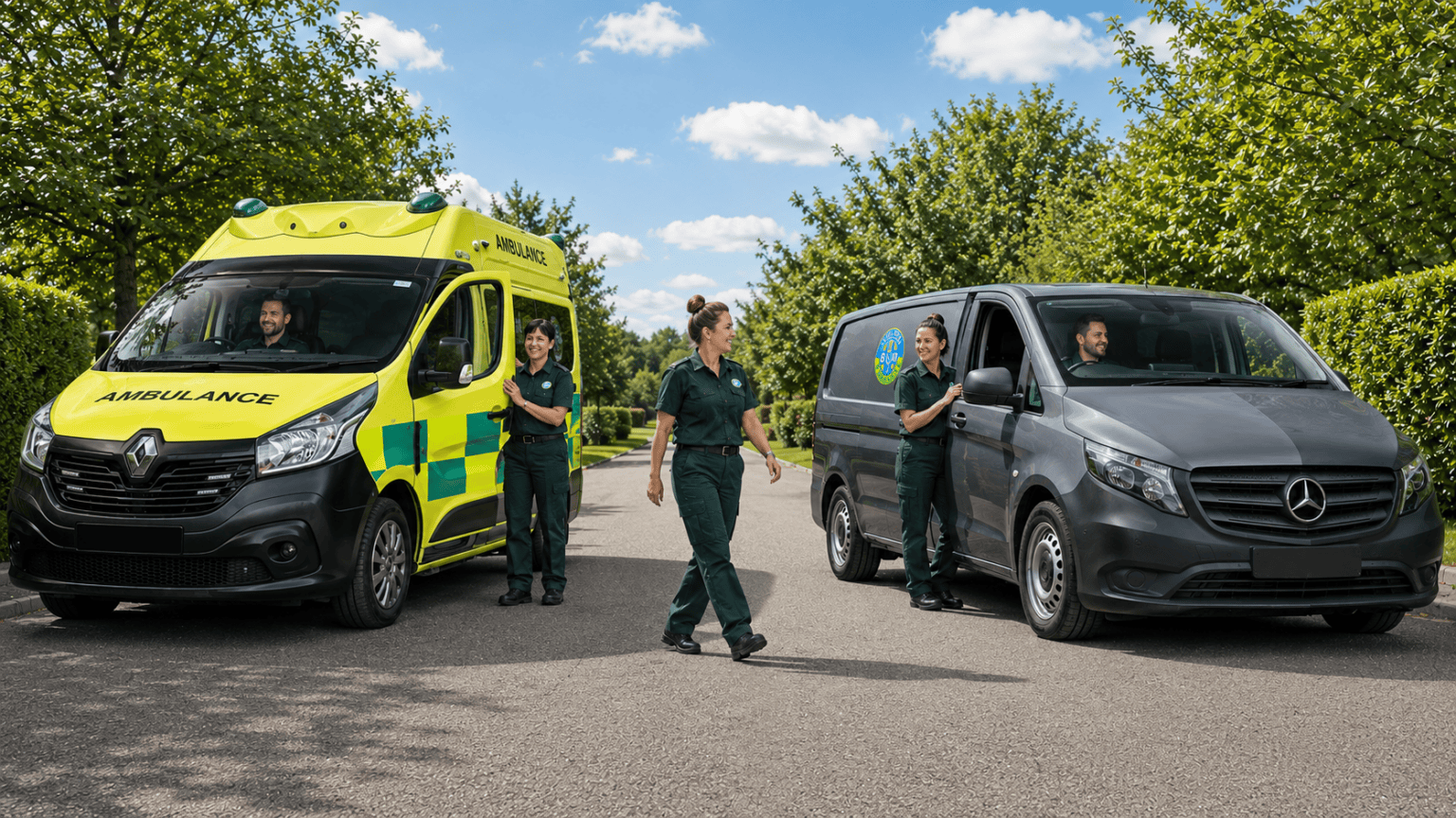 BM Ambulance Service and BM Funeral Service teams providing professional care in Kent